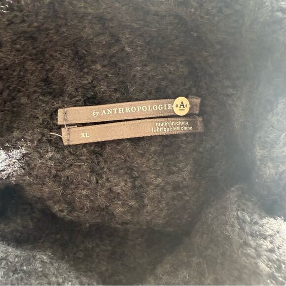 Anthropologie Alpaca Dark Gray  Knit Women's Sweater Size XL - Picture 4 of 4